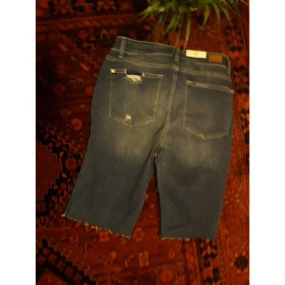 ♥️S M L XL♥️Destroy Cut Off Bermuda Shorts - Picture 8 of 8